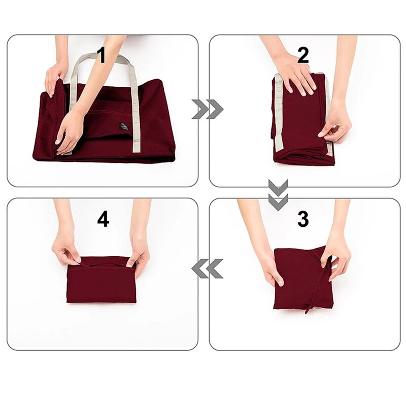 2022 Foldable Duffle Pack Women Large Capacity Travel Accessories Bag Men Handbag Clothing Organizer Flamingo Pattern Tote Bags #5