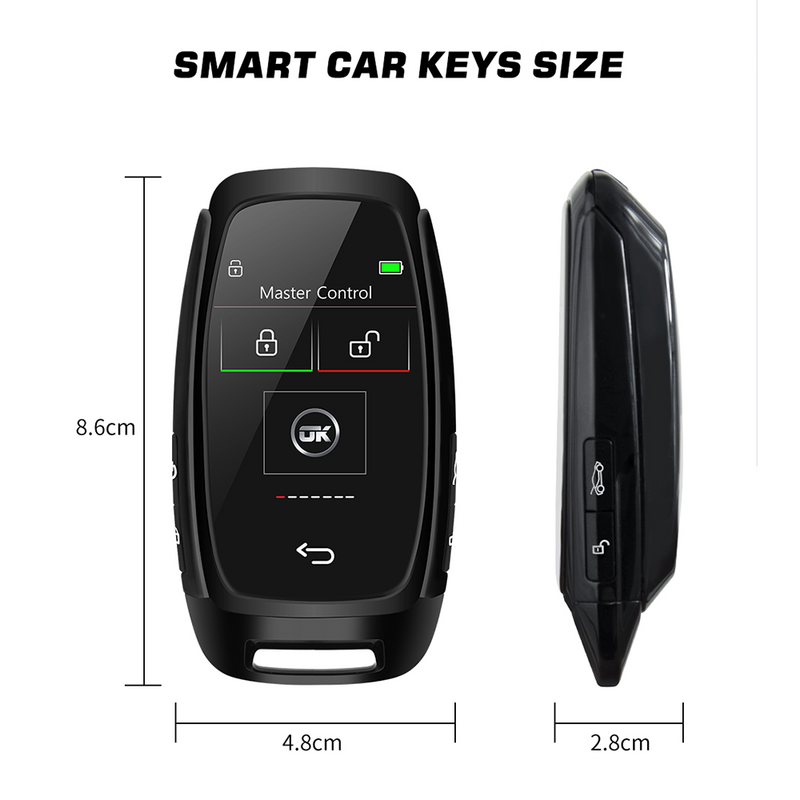CF920 العالمي تعديل مفتاح ذكي شاشة LCD لأودي لفورد لسيارات BMW لكيا دخول بدون مفتاح قفل السيارات الكورية/الروسية/الإنجليزية #4