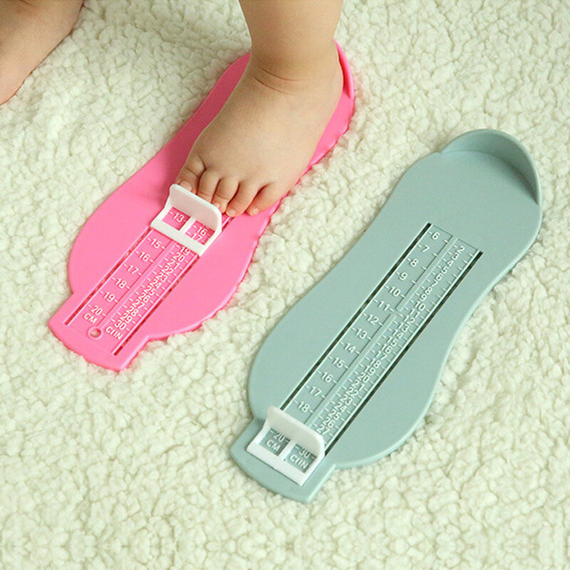 1 قطعة الأطفال القدم قياس جهاز الأحذية حجم قياس حاكم أداة جهاز مساعد طول مسطرة قياس