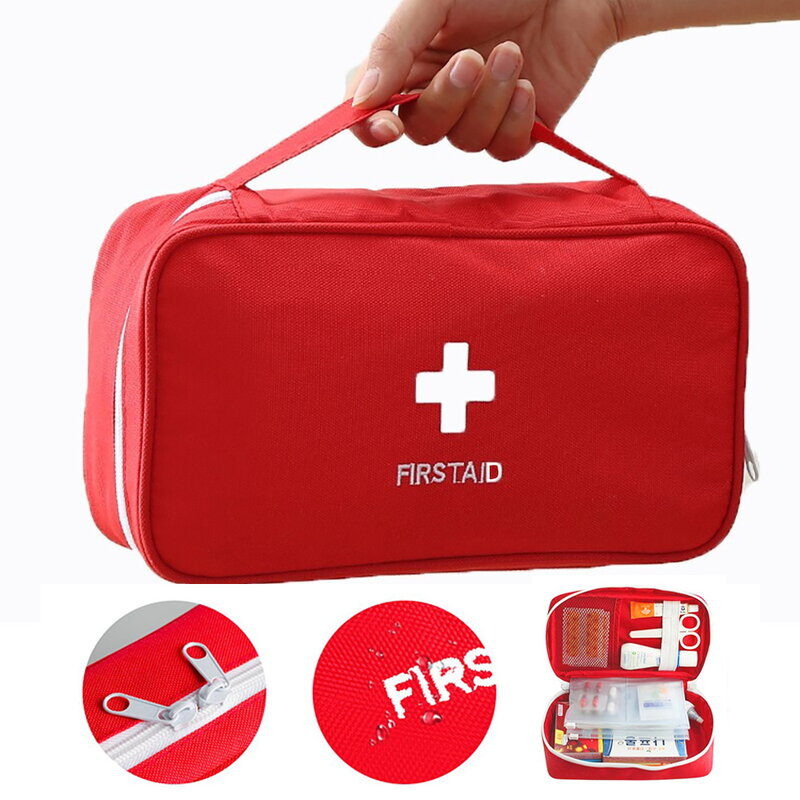 First Aid Medical Pack Outdoor Survival Emergency Bag,Practical High Capacity Box Medicine,Home/Car Portable Travel Organizer