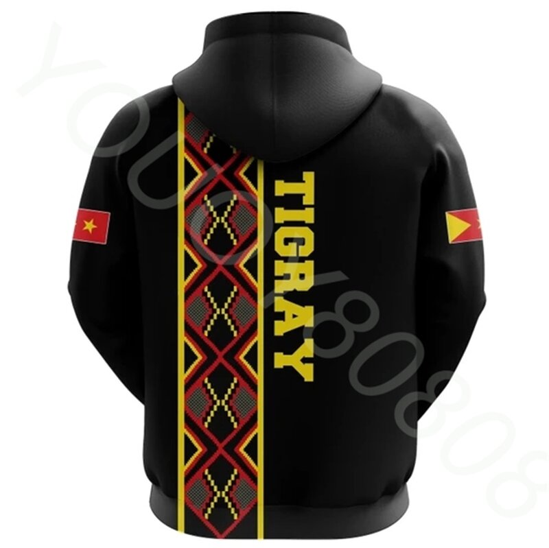 2022 جديد الأفريقي ملابس للرجال خريف شتاء عادية الإثيوبية المتحدة جاكيت خفيف ثلاثية الأبعاد الطباعة ريترو Harajuku نمط ملابس رياضية