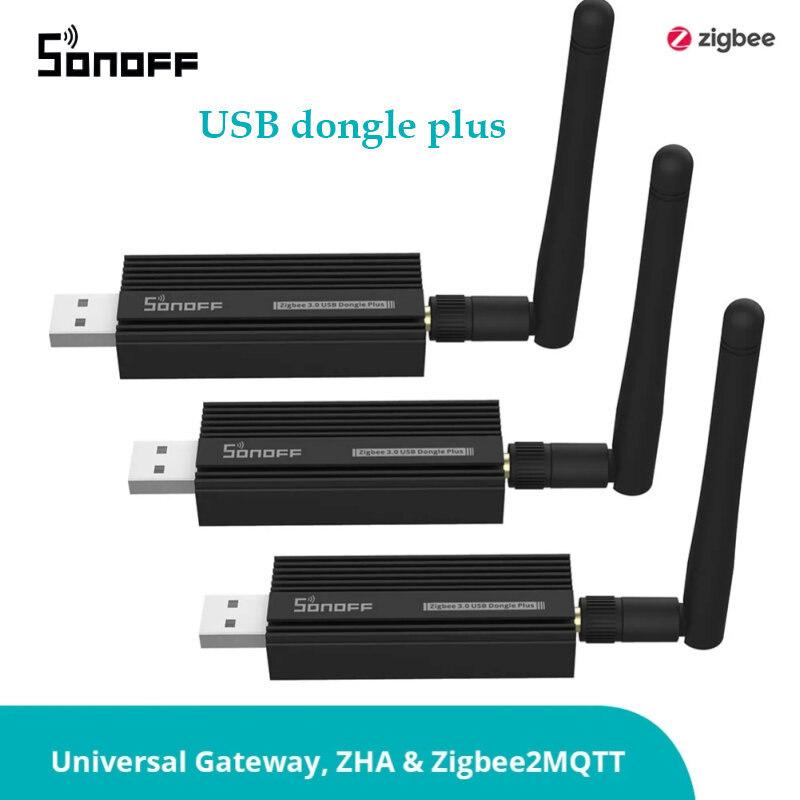 SONOFF زيجبي 3.0 USB دونغل زائد العالمي زيجبي USB عصا بوابة ZB دونغل-P المتكاملة الرئيسية مساعد عبر ZHA زيجبي 2mqtt