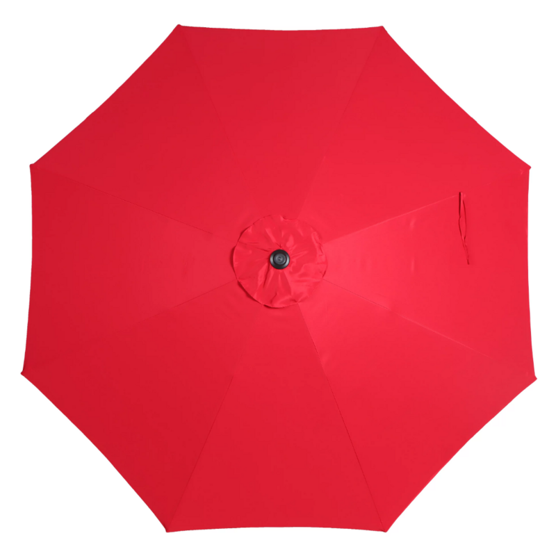 11ft حقا الأحمر في الهواء الطلق مظلة السوق المائلة مع كرنك