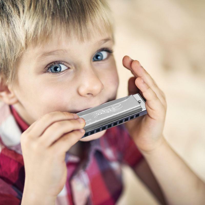 طفل هارمونيكا الأزرق الفم الجهاز القيثارة مرحلة ما قبل المدرسة اللعب 10 حفرة 20 لهجة مبتدئ الفم الجهاز في مرحلة الطفولة المبكرة التدريس للأطفال