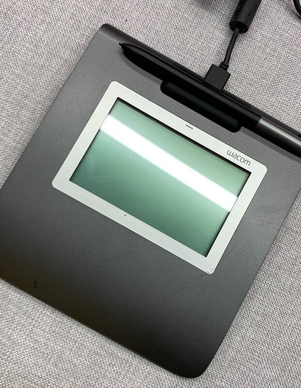 تستخدم الأصلي ل Wacom STU-430 4.5 "LCD لوحة التوقيع عالية الدقة أحادية اللون STU430