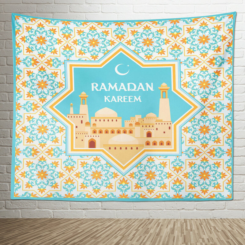 Eid Background Eid Mubarak Ramadan Kareem Backdrop Islam Muslim Party Supplies Ramadan Decoration For Home Eid Al-fitr Gifts #3