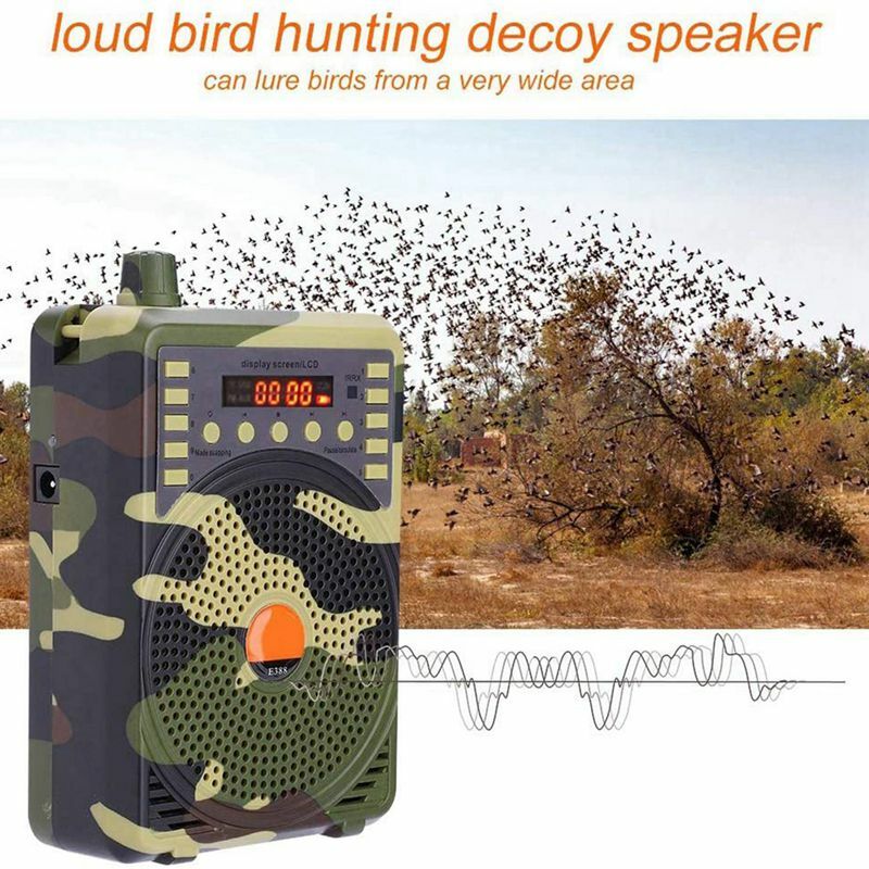 طُعم للصيد يدعو الإلكترونية الطيور المتصل التمويه الكهربائية الصيد المتكلم MP3 مجموعة التحكم عن بعد
