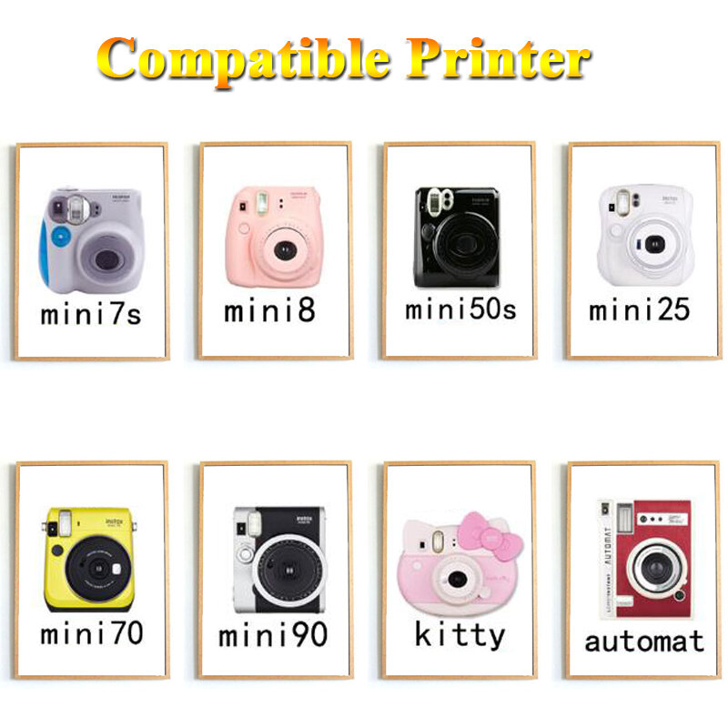 20 sheets for fujifilm instax mini film 9 white frame 3 inch film for mini instant camera 8 7s 9 11 25 90 50s photo paper