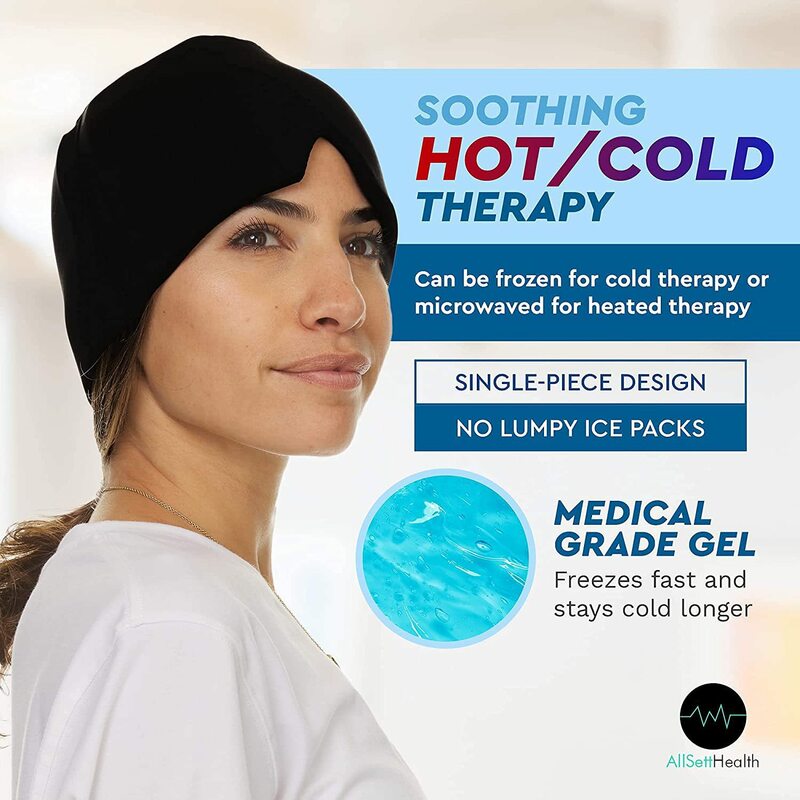 الصداع النصفي الإغاثة قبعة الصداع قبعة هلام العلاج الساخن الباردة غطاء الجليد لتخفيف الألم الجليد قبعة قناع العين