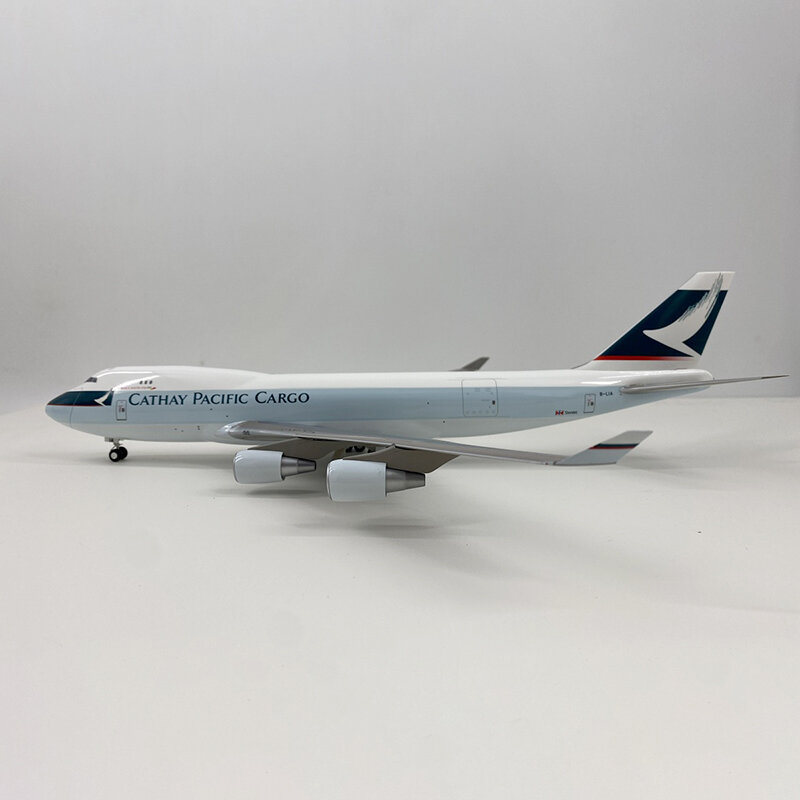 1:200 نموذج مقياس كاثي باسيفيك 747-400 طائرة الطيران ديكاست اللعب مجموعة هدية تذكارية عرض الديكور للطفل