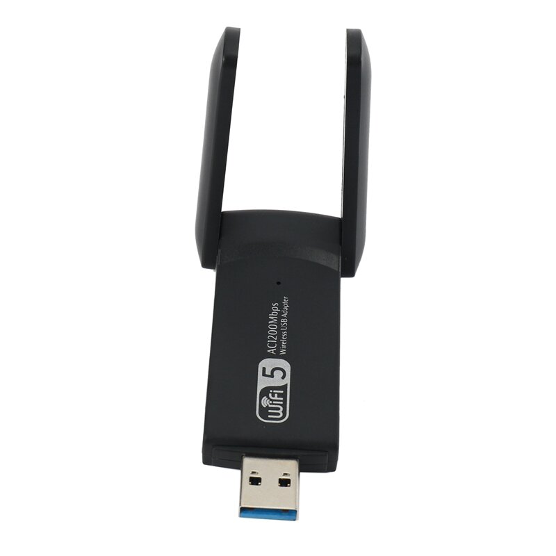 2X 1200Mbps Wireless USB 3.0 Network Card 802.11Ac Dual Band 2.4G/5.8Ghz Wifi Adapter Card Dongle Receiver1