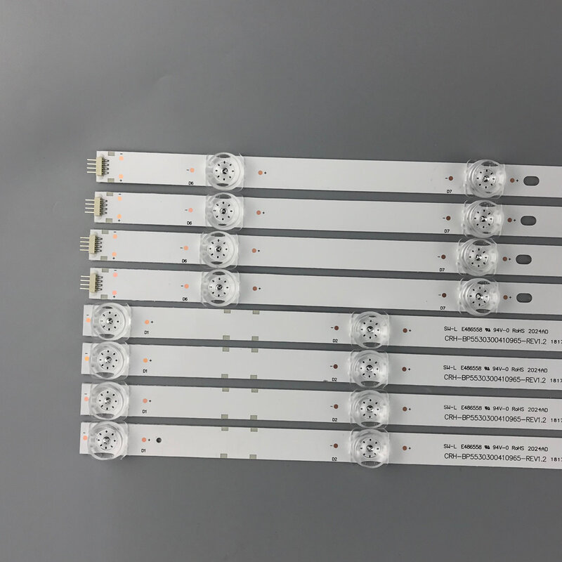 4 قطعة LED الخلفية قطاع ل شاومي L55M5-EX مصباح قطاع CRH-BP5530300410965 الخلفية HRS-XM55T75-4X10-2W