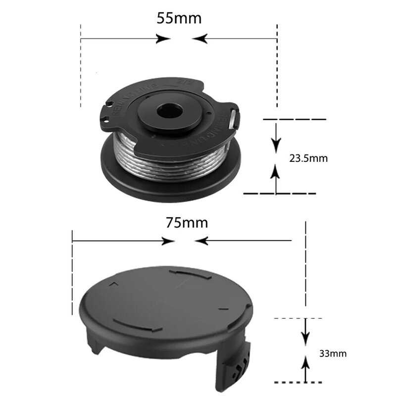 For Bosch Line Spool Cover Set Art 27 Rasentrimmer 06008a5270 Grass Cutting Accessories High Quality Replacement