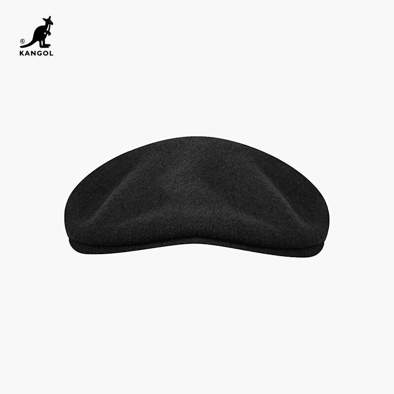 الأصلي KANGOL قبعة 504 الصوف قبعة الرجال النساء الصوف قبعة قبعات الموضة السيدات بلون قبعات الشتاء عادية الخريف والشتاء القبعات