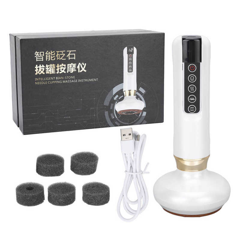 Heating Cupping Therapy Machine 8 Steel Balls Electric Cupping Therapy Set for Home for Women