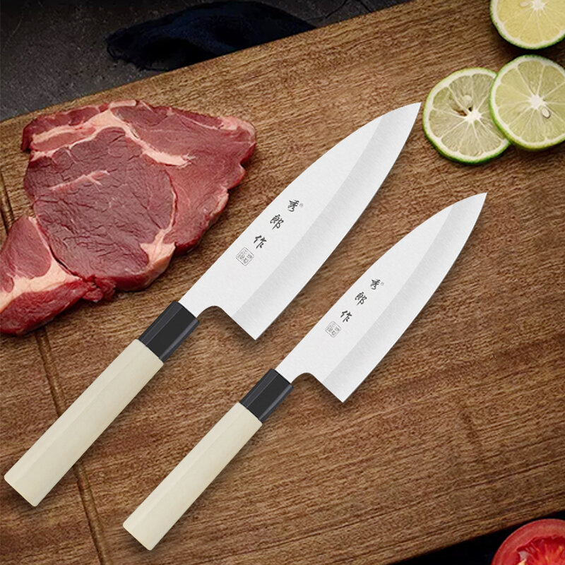 متعددة الحجم اليابانية سمك السلمون الساشيمي سكين المهنية اللحوم قطع الخام الأسماك سكين السوشي سكينة للطبخ سكين المطبخ سكين الطاهي