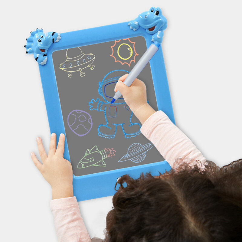 Writing Tablet For Kids Kids Drawing Pad Doodle Board Toddler Toy Gift Assorted Colors 3D Fluorescent Doodle Magic Board #3
