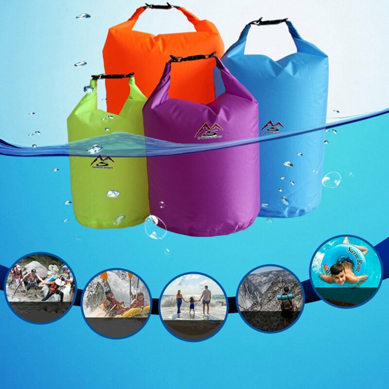 Waterproof Water Bags Fishing Folding Bucket Portable Container Water Folding Outdoor Water Portable Bucket Bag Storage Sto