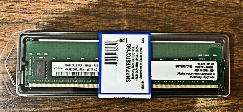 RAM R740 440 540 840 16GB 16G DDR4 2666 REG خادم الذاكرة
