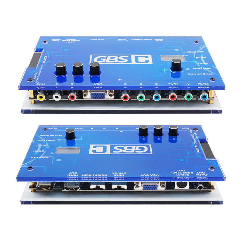 GBS التحكم GBSC RGBs/سكارت/Ypbpr إشارة إلى VGA /HDMI-متوافق مع المتحولون/لوحات محول الفيديو لوحدات ألعاب الرجعية