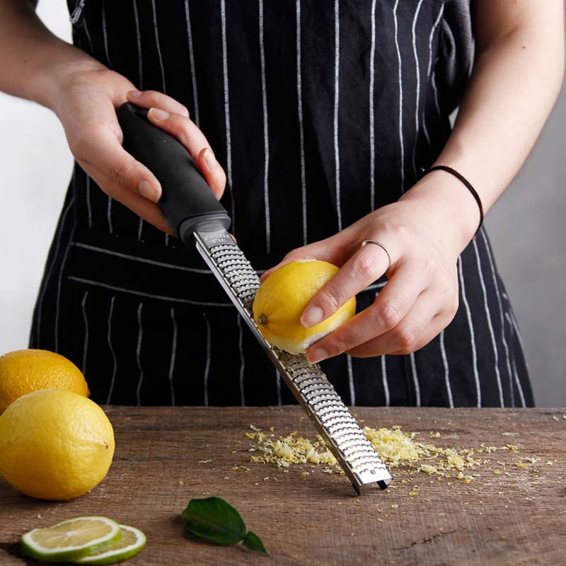 12 بوصة متعددة الوظائف مستطيل الفولاذ المقاوم للصدأ الجبن مبشرة أدوات الشوكولاته الليمون الفاكهة مقشرة أدوات المطبخ