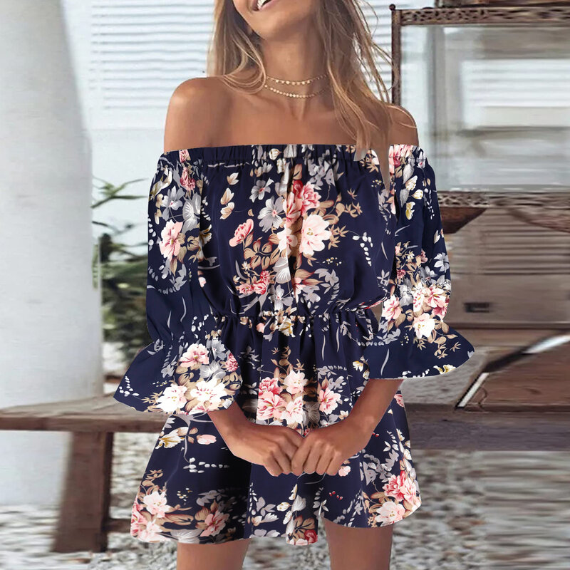 2022 Fashion Spring and Summer New Women's Casual Loose Dress Lady