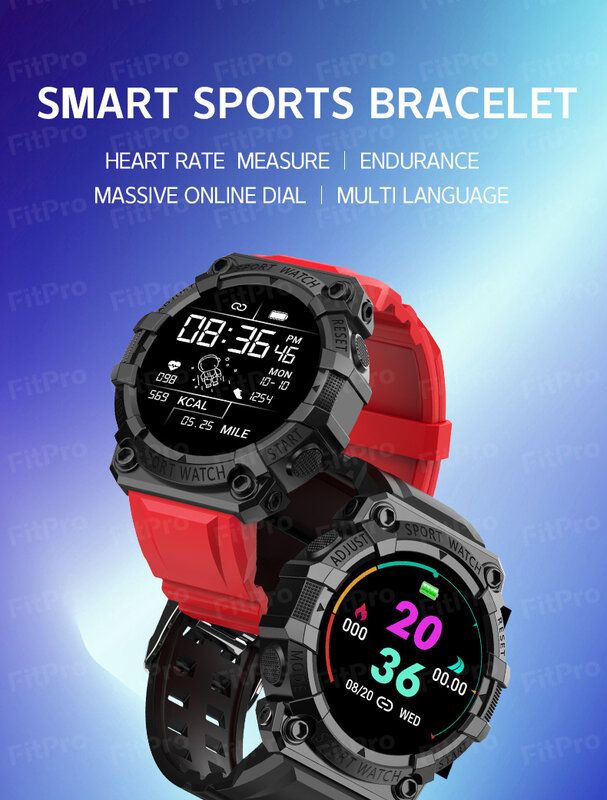 ZK30 2 قطعة FD68S ساعة ذكية الرجال النساء Smartwatch اللياقة البدنية بلوتوث شاشة تعمل باللمس سوار ذكي Smartband ل IOS أندرويد #2