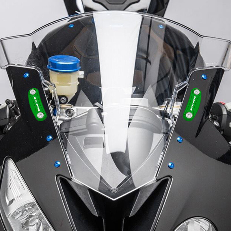 دراجة نارية نك الألومنيوم مرآة ثقب غطاء الزجاج الأمامي مدفوعة مرآة مزيل غطاء ل كاواساكي ZX-10R ZX10R zx-10r 2008-2015