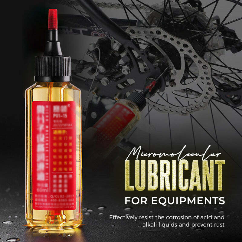 60ml Micromolecular Lubricant for Equipments Bicycle Chain Fork Flywheel Oil Sewing Oil Fan Hinge Door Keyhole Bearing Gear Lube