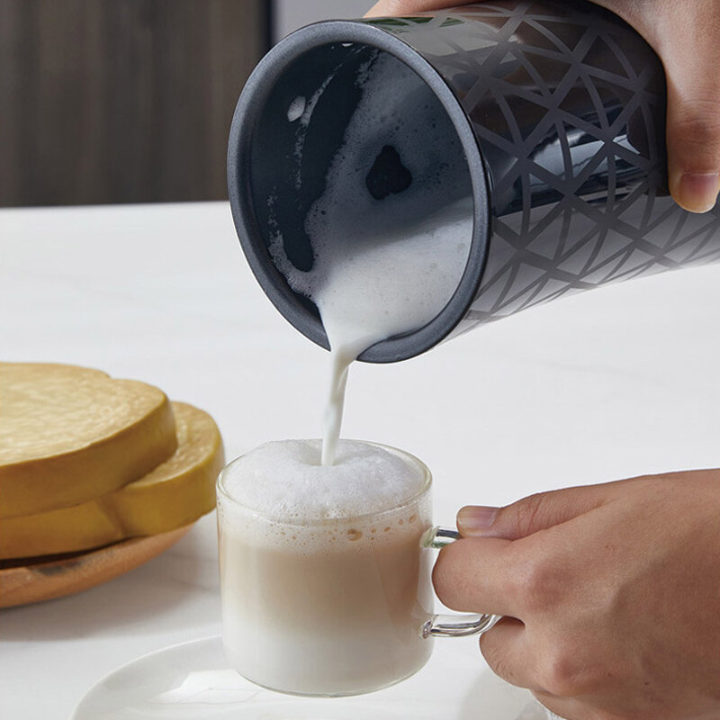 التلقائي الحليب فروذرز 220 فولت الكهربائية جهاز حفظ حرارة الحليب الباردة/الساخن لاتيه كابتشينو الحليب ماكينة القهوة أجهزة مطبخ الاتحاد الأوروبي التوصيل