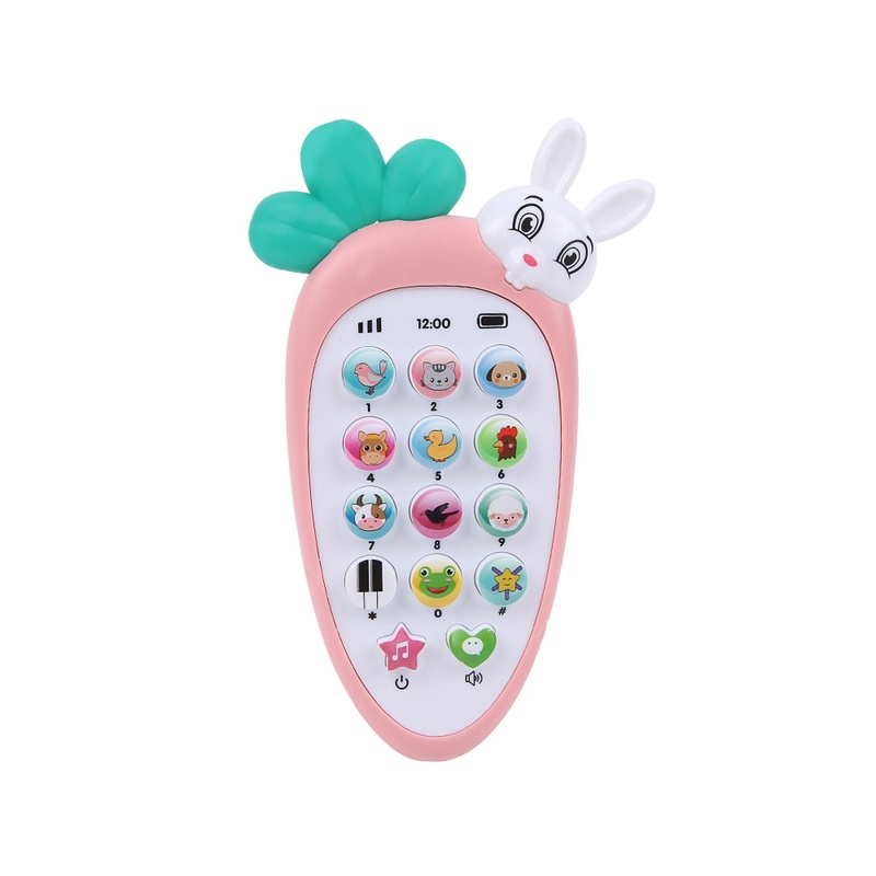 Baby Phone Toy Telephone Music Sound Machine for Kids Infant Early Educational Mobile Phone Toys with Light Children's Toys