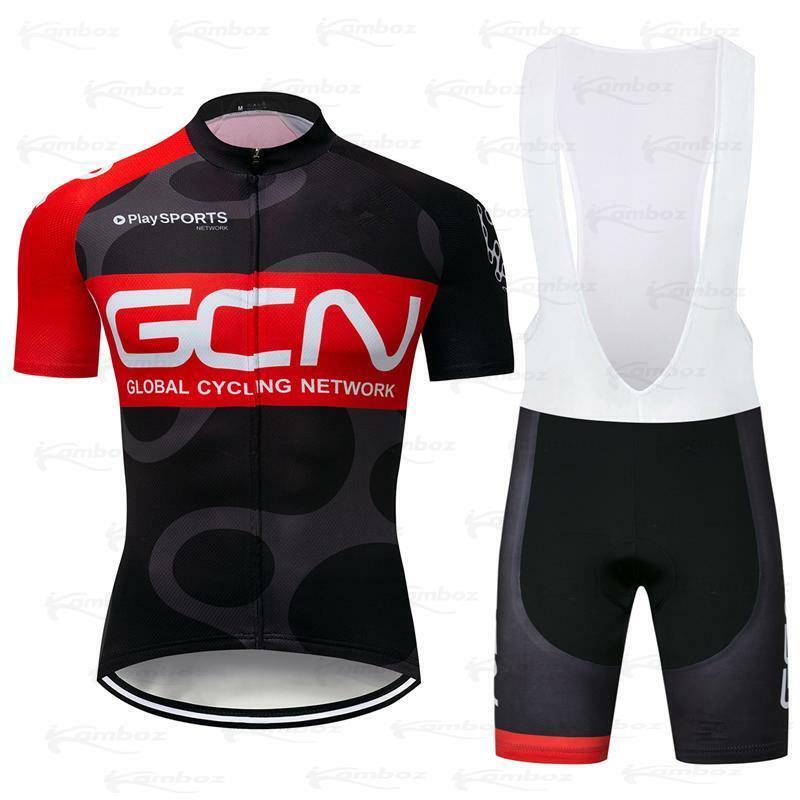 GCN Quick Dry Cycling Team JERSEY Shorts Sportswear Ropa Ciclismo MEN Summer Strech BICYCLING Shirt Maillot Pants Suit Clothing