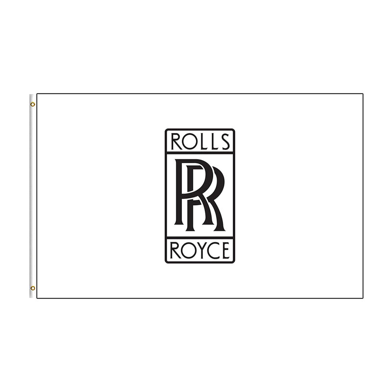 3x5 قدم رولز رويس العلم البوليستر مطبوعة سباق السيارات راية للديكور #4
