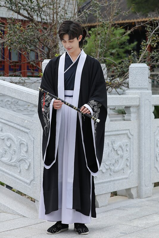 كيمونو فستان الرجال النساء Hanfu الصينية التقليدية تانغ البدلة القمم تنورة اليابانية الساموراي تأثيري حلي يوكاتا رداء ثوب