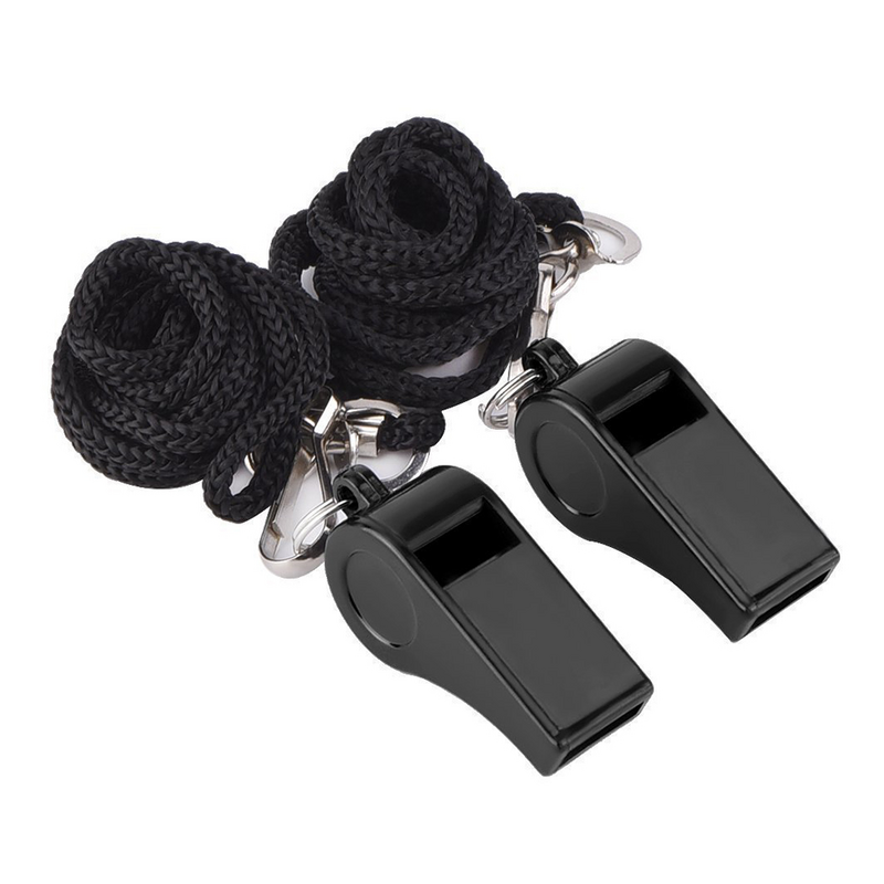 2Pcs Sports Whistle Training Tool Training Whistle Whistle with Lanyard String Whistle for Teacher School