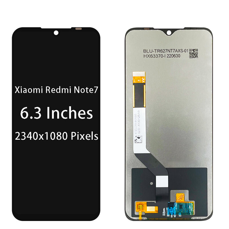 Kmxbe 6.3 "الأصلي LCD ل شاومي Redmi نوت 7 عرض تعمل باللمس محول الأرقام الجمعية مع الإطار ل Redmi نوت 7 برو M1901F7G #2