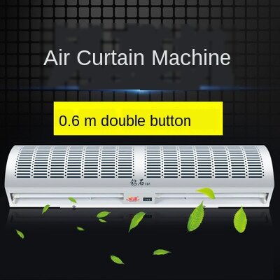0.6-2.0m Commercial Air Doors Remote Control Adjustable Stalls Air Curtain Machine Nano Spray Paint Mute Energy Saving Low Noise