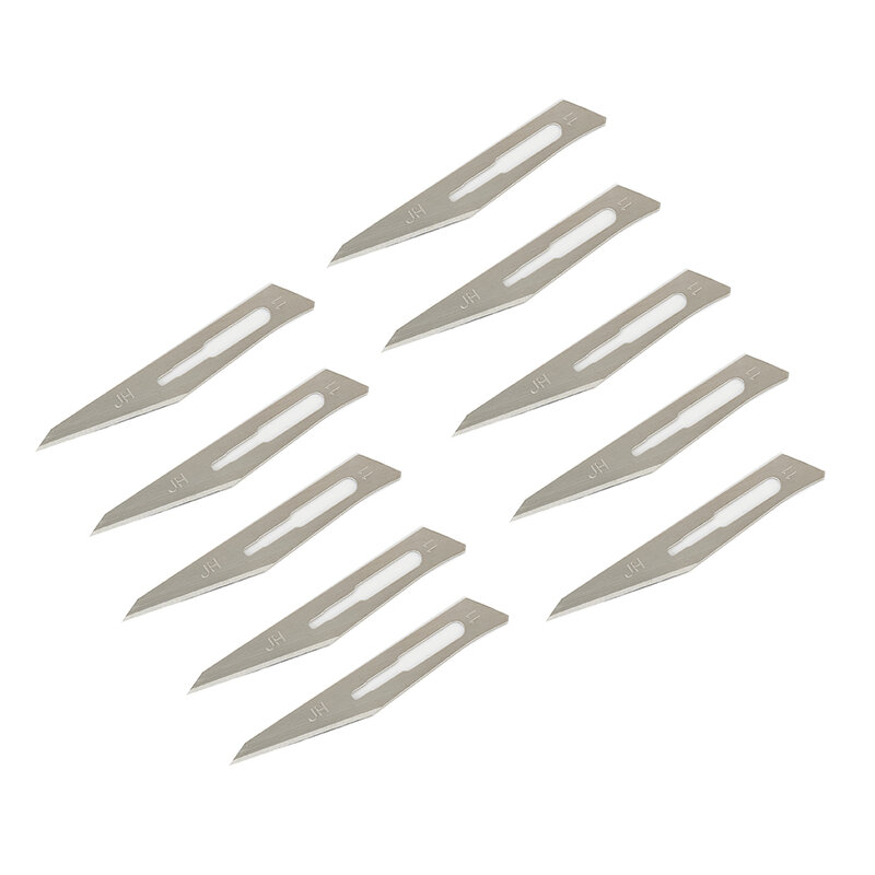 20 قطعة الفولاذ المقاوم للصدأ النقش والخشب نحت أداة شفرات SK-5 الحدة المعادن سكين شفرة استبدال أدوات الحرفية
