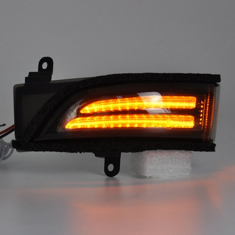 Car Amber/White Sequential LED Side Mirror Signal Lights for Subaru WRX STI Impreza 84401AJ010 84401AJ000