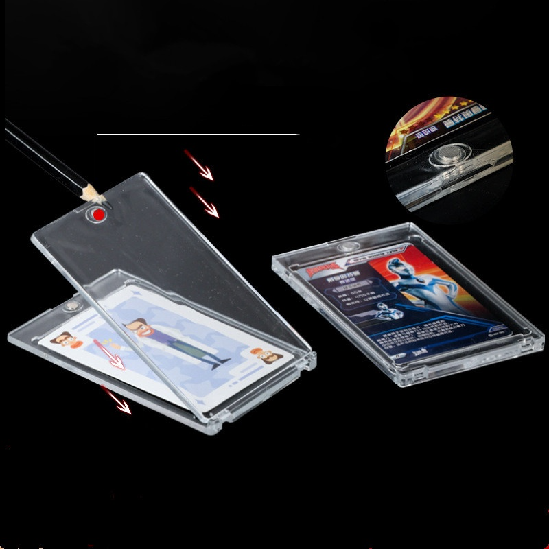 Ultra Pro 35pt 5 قطعة/الوحدة بلمسة واحدة أكياس الأغلاق للبطاقات الطوب حامل بلوزة محمل الأكمام بطاقات حماية صندوق فيلم مع قطاع