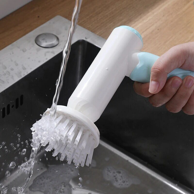 الغسيل طويل اليد للمطبخ الحمام الغسيل فرشاة دش منظف مرحاض خفيفة الوزن دش الغسيل لتنظيف أحواض USB