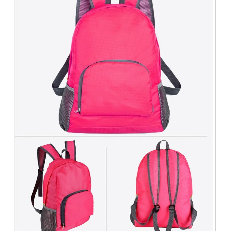 Lightweight Packable Backpack Foldable Ultralight Outdoor Folding Backpack Travel Daypack Bag Sports Daypack Footprints Print