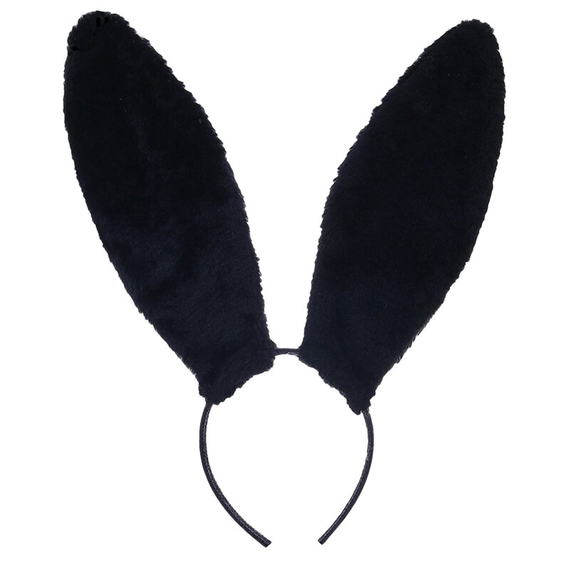 Easter Rabbit Ears Headband Kids Dress Up Toy Black Bunny Ear Hairband Party Decorations For Children Adults Easter Gifts