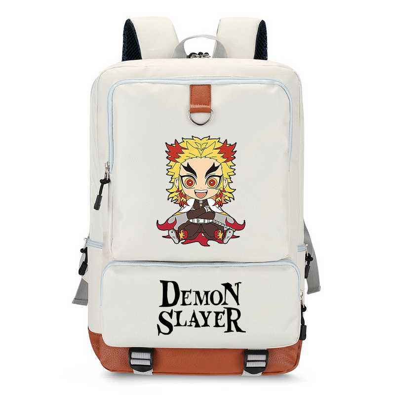 شيطان القاتل Agatsuma Zenitsu ظهره لطيف Rengoku Kyoujurou حقيبة مدرسية للبنين بنات تأثيري Bookbag للجنسين حقيبة الظهر