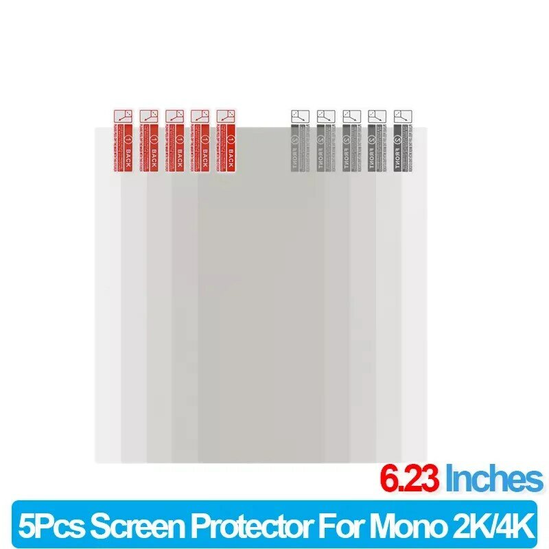 5Pcs Screen Protector Film 3D Printer LCD Protective Film For Anycubic Photon Mono X 4K 6K 8.9 9.25 Mono LCD Scratch-Resistant