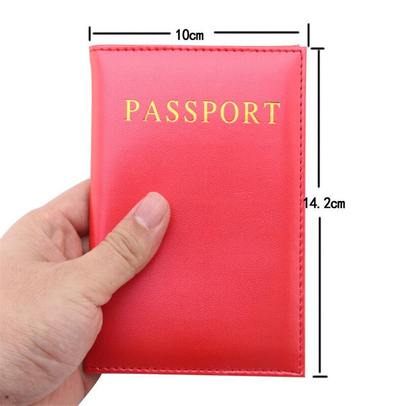 غطاء جواز سفر عالمي للنساء بولي Leather جلد لطيف حامل وردي جواز سفر فتاة جميلة حافظة جواز سفر يغطي لجوازات السفر
