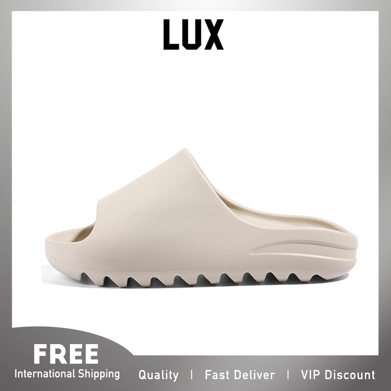 LUX Summer New Arrival Soft Comfort Slippery for Men and Women Designer's Shoe Slides Street Fashion Hip Pop Style Cool