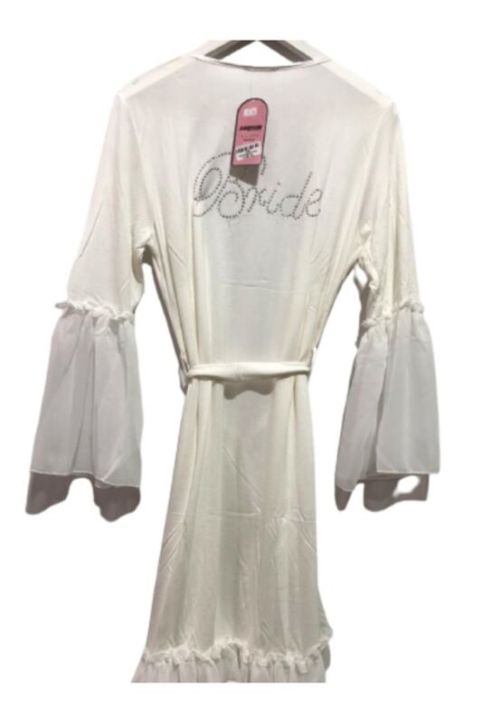 Dressing Gown Ecru Long 2186 Fashion Robe Female Bathrobe Sexy Peignoir Kimono Bride Dressing Gown Gown Gown Gown Gown