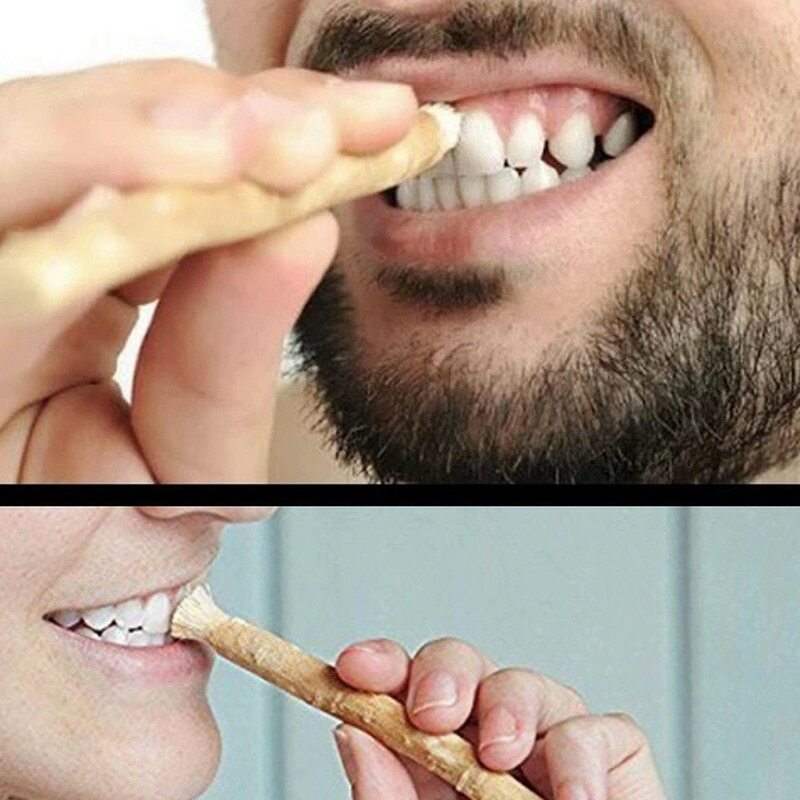 فرشاة أسنان Miswak Siwak طبيعية مبيض للأسنان تقليدي من Arak Miswaak مبيض للأسنان ناعم للسفر يدوي فرشاة أسنان