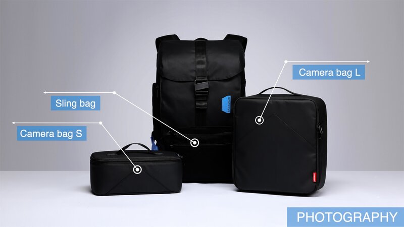 حقيبة ظهر بنظام BAGSMART مع توزيع مثالي للوزن